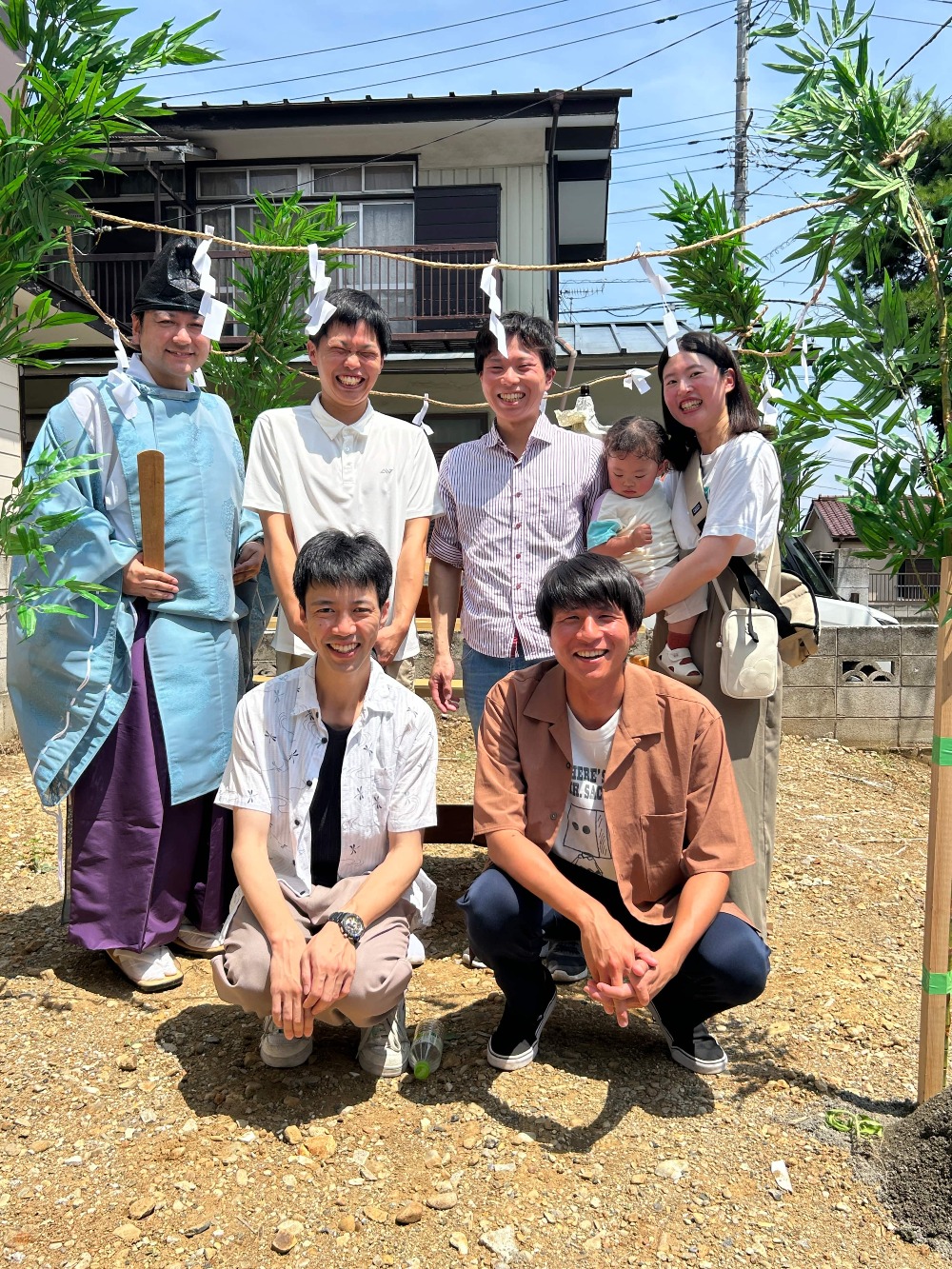 地鎮祭を執り行いました③