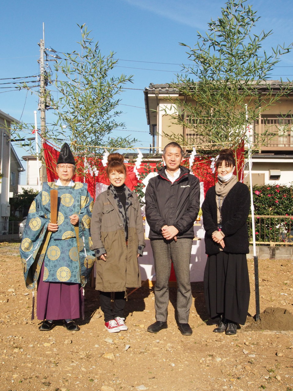 地鎮祭を行いました！