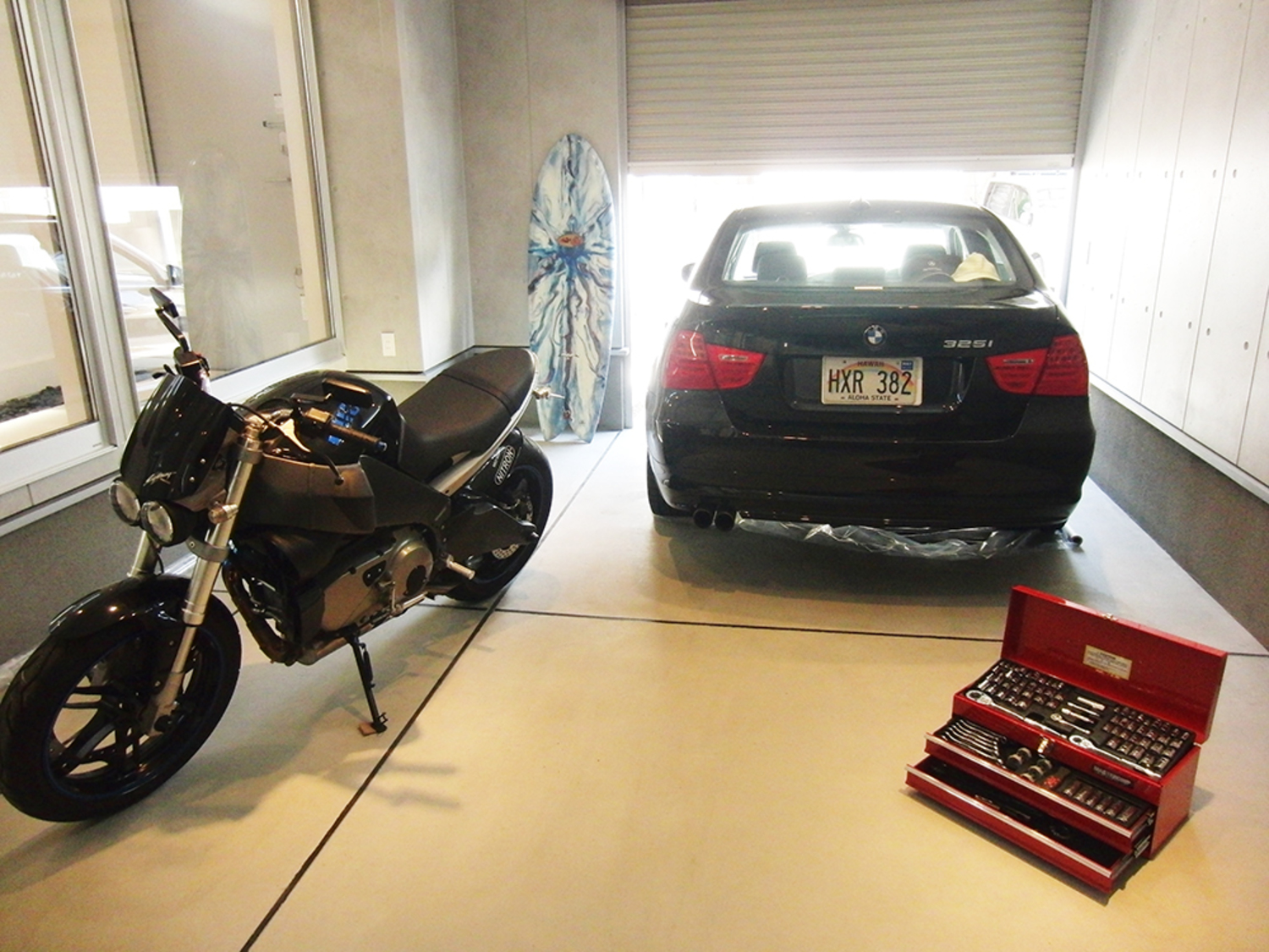 車とバイクのガレージハウス 埼玉注文住宅 フォトギャラリー