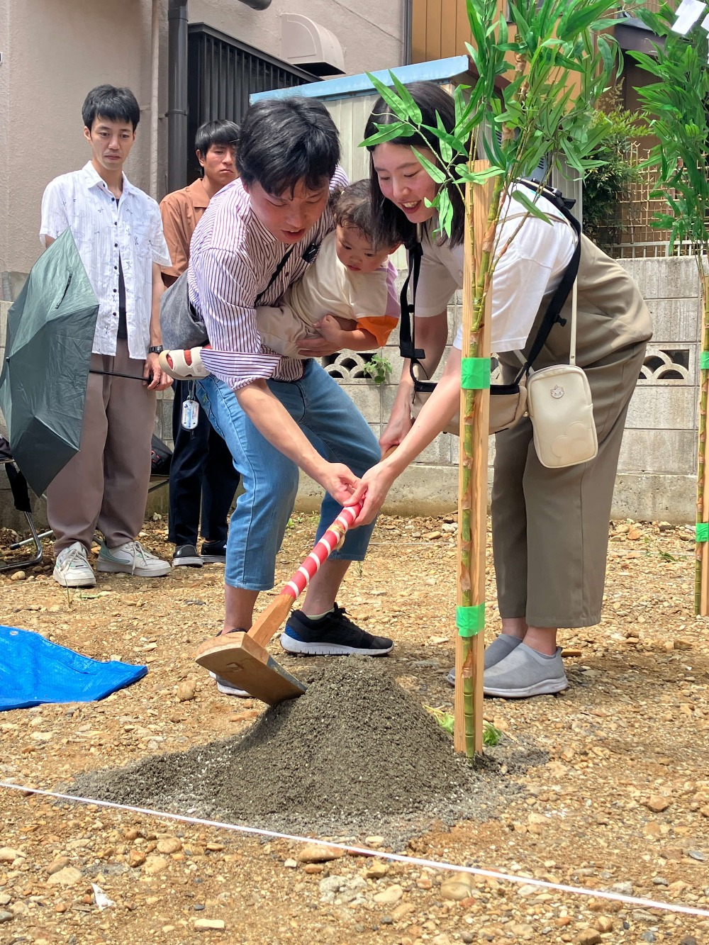 地鎮祭を執り行いました①