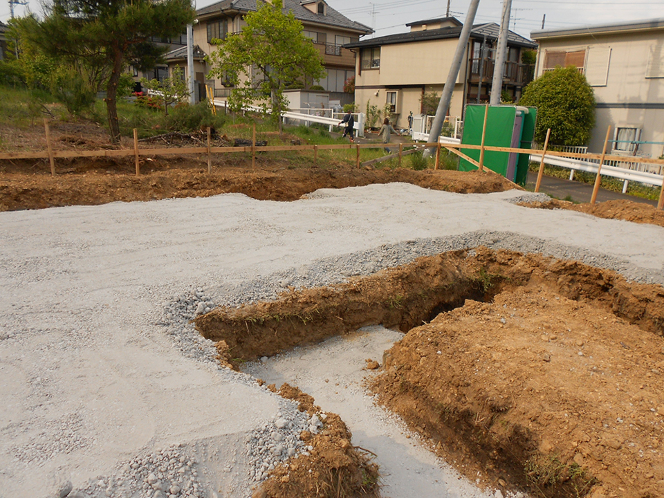 基礎工事の様子