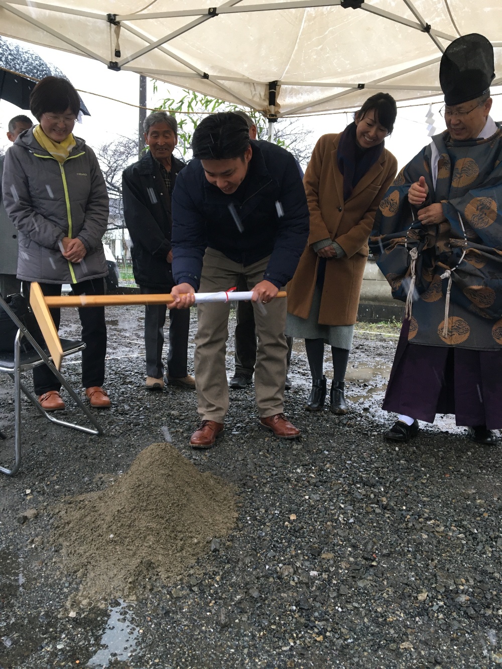 地鎮祭を行いました